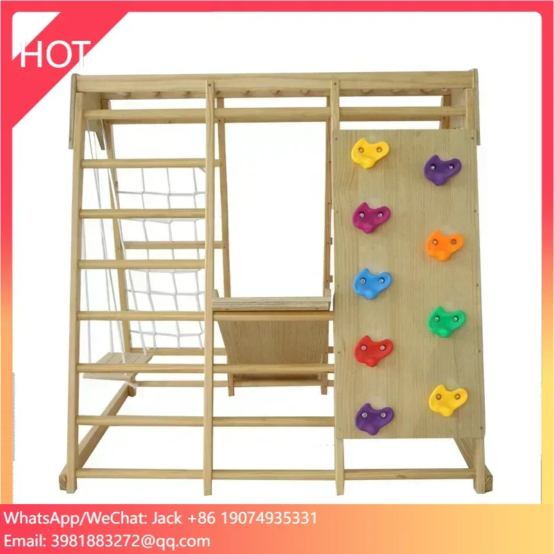 Kids Outdoor Jungle Gym With Slide - 2025 Venta al por mayor, equipo