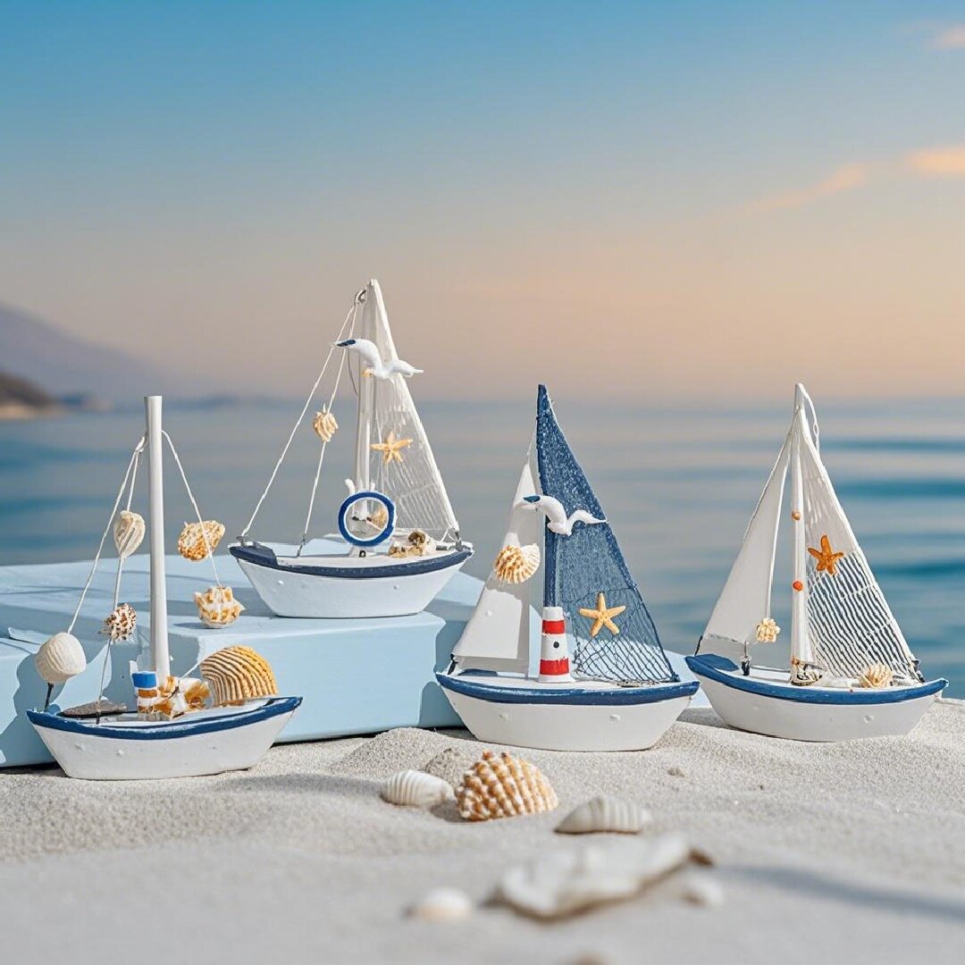 Kids Outdoor Chair - Mini barco de vela de madera