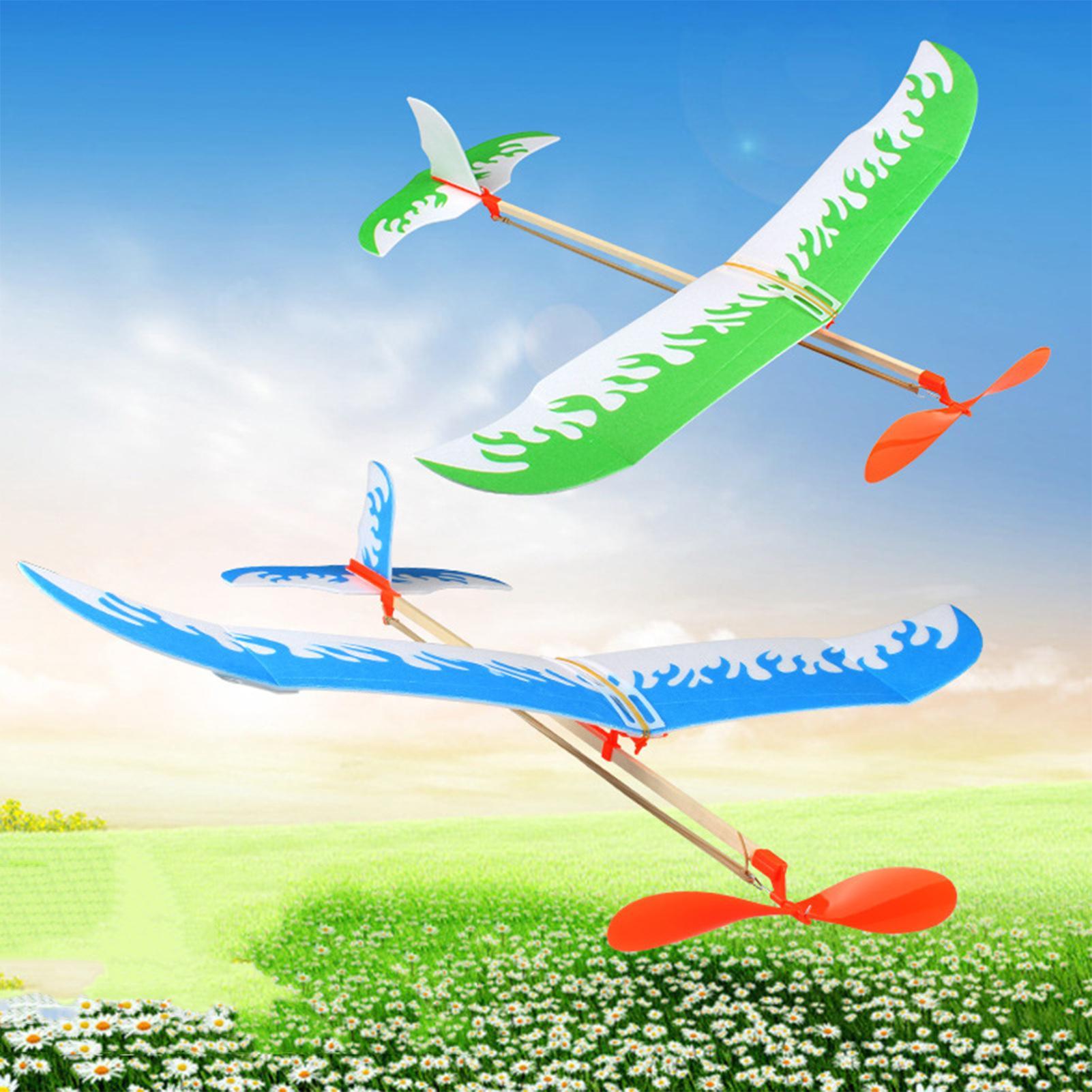 Kids Outdoor Play Equipment - Aviones con banda de goma, Kit