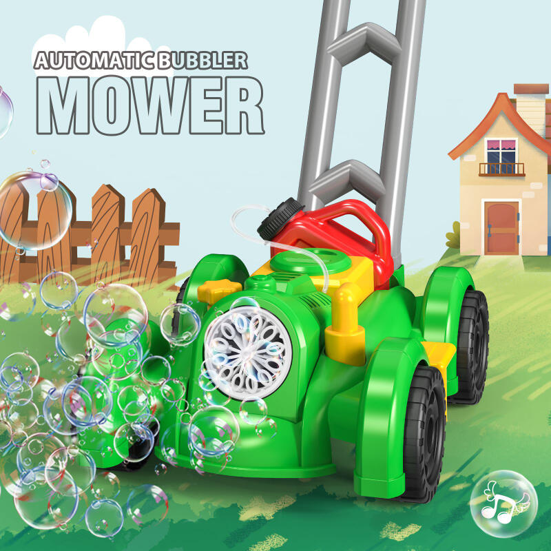 Kids Outdoor Lawn Mower - Máquina de burbujas automática para cortacésped,