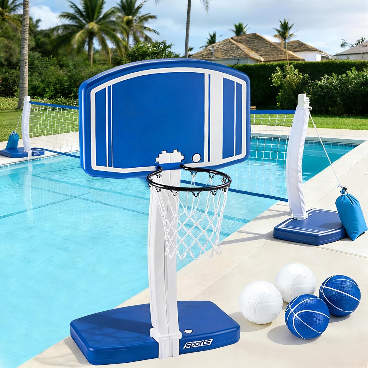 Basketball Hoop Outdoor - Aro de Baloncesto y Red de