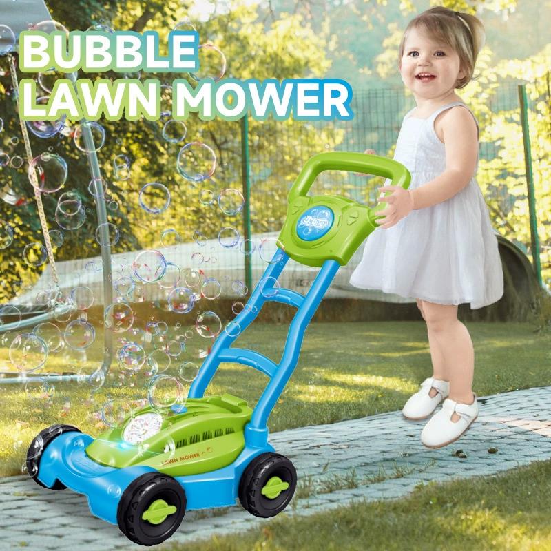 Kids Outdoor Lawn Mower - Máquina de burbujas con forma de