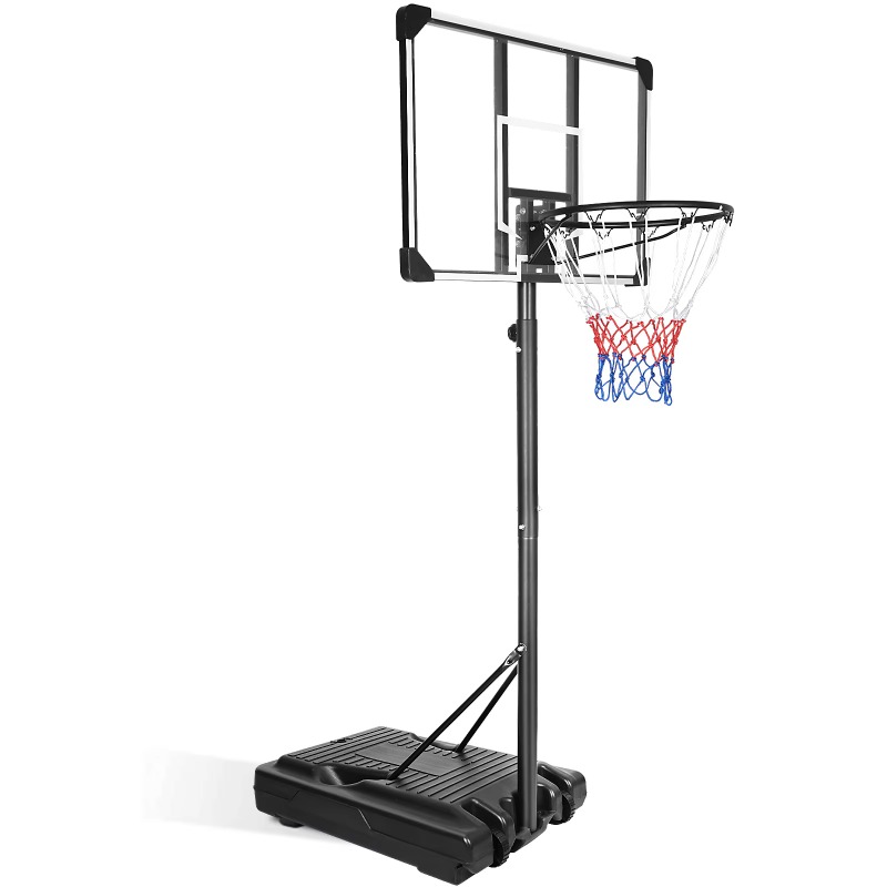 Basketball Hoop Outdoor - Sistema de canasta de baloncesto portátil,