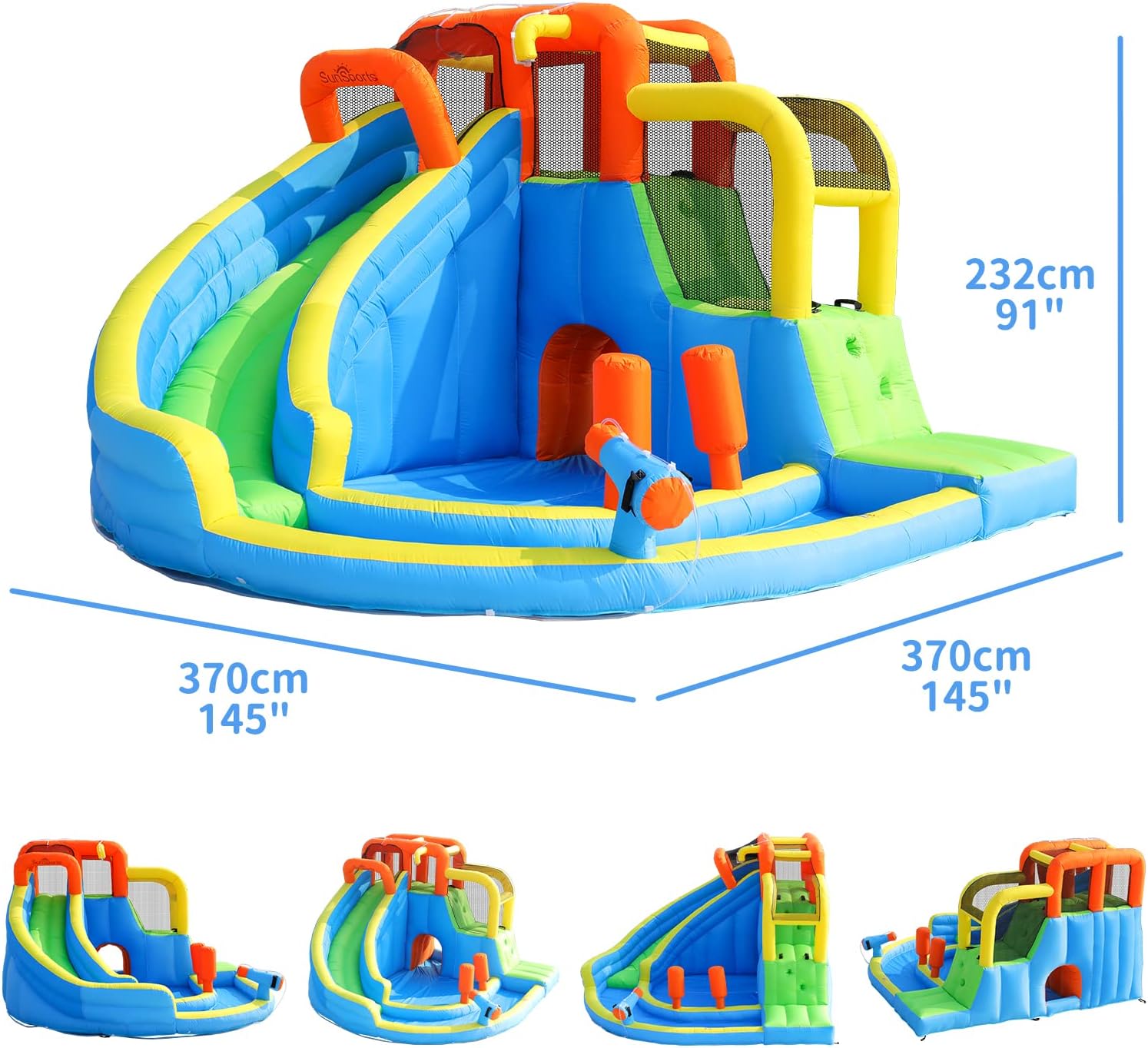Tobogán Acuático Inflable para - Kids Outdoor House reseña y precio