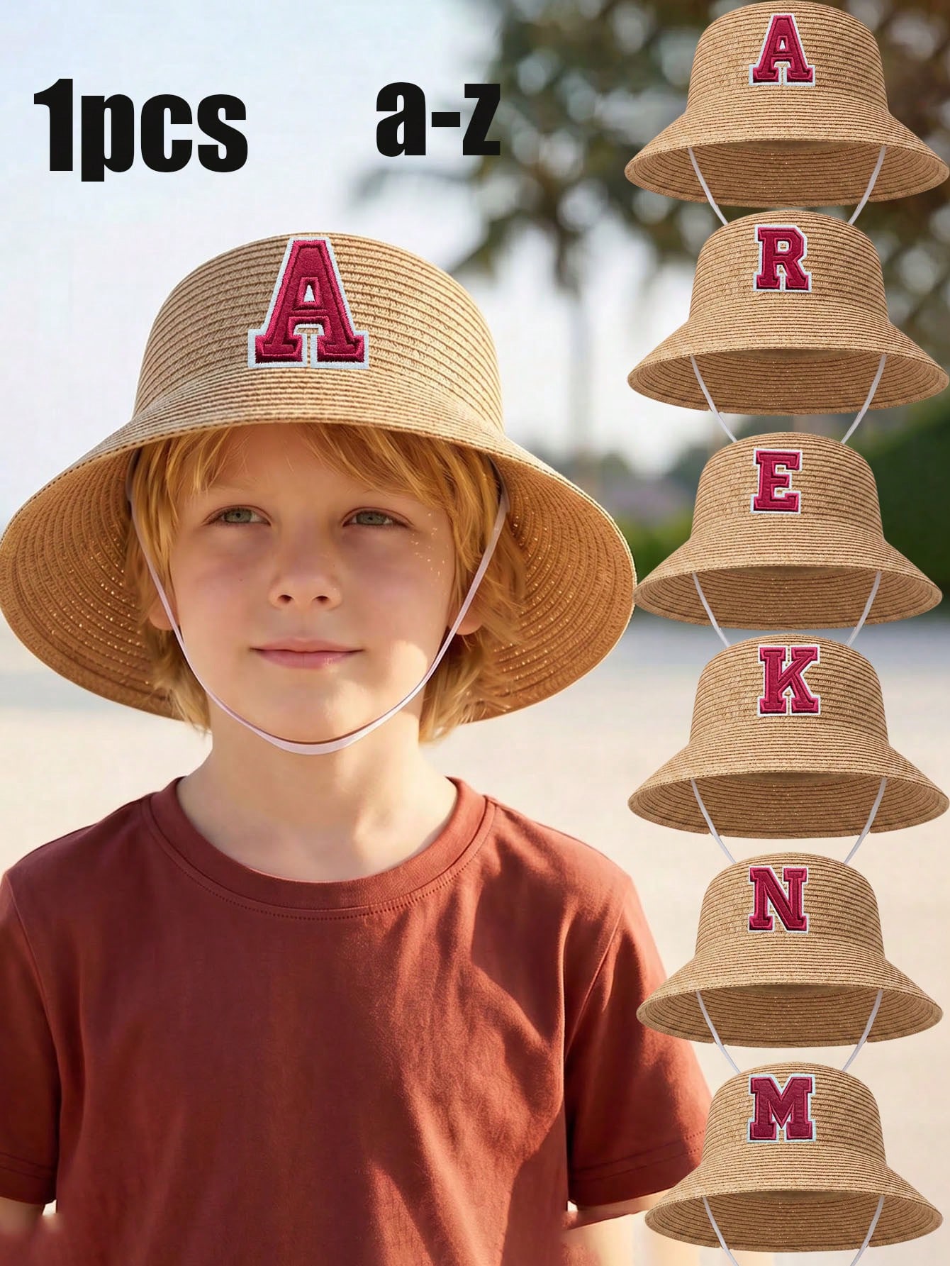 1 unidad Sombrero de paja teji - Kids Outdoor Play reseña y precio