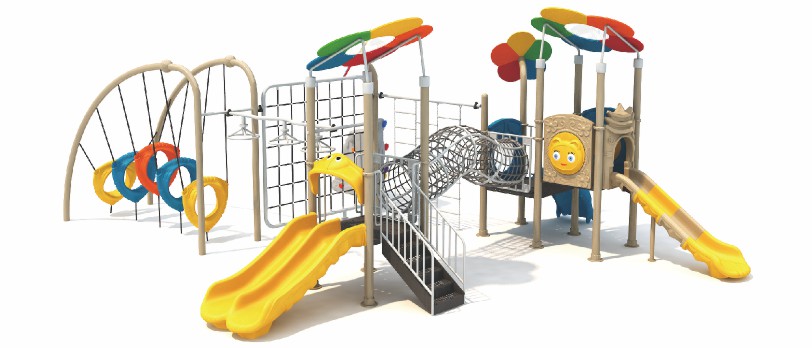 Parque infantil al aire libre  - Kids Outdoor Jungle Gym With Slide reseña y precio