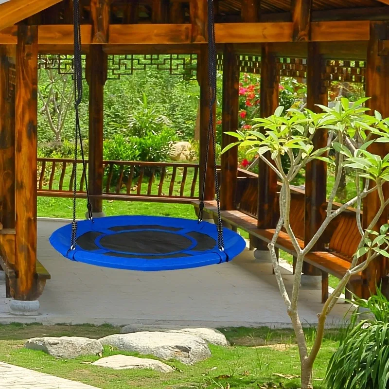 Hamaca Circular de Lona Oxford - Kids Outdoor Hammock Swing reseña y precio