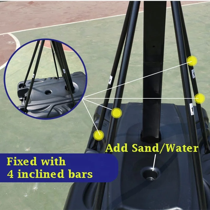 Canasta de Baloncesto Móvil co - Basketball Hoop Outdoor reseña y precio