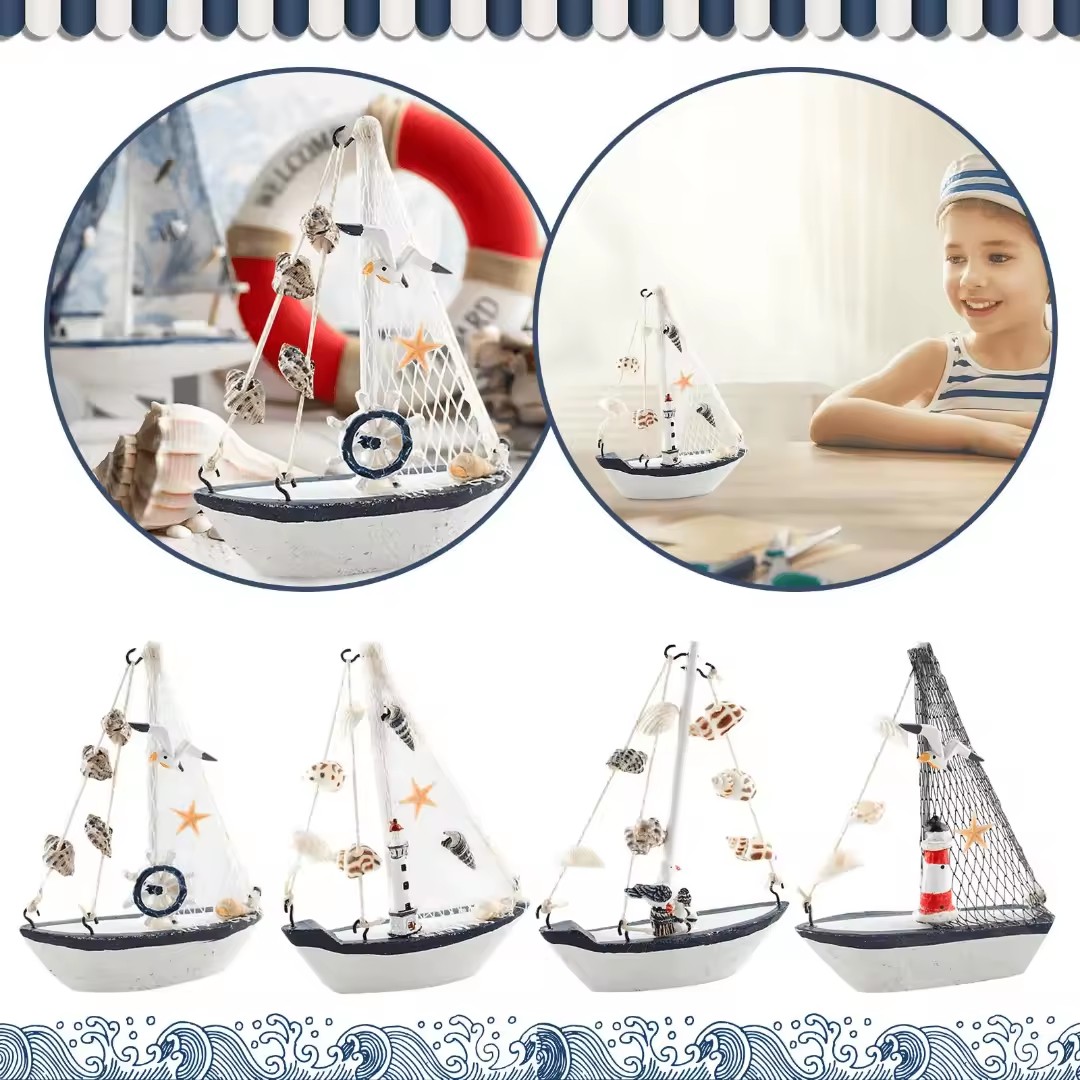 Mini barco de vela de madera d - Kids Outdoor Chair reseña y precio