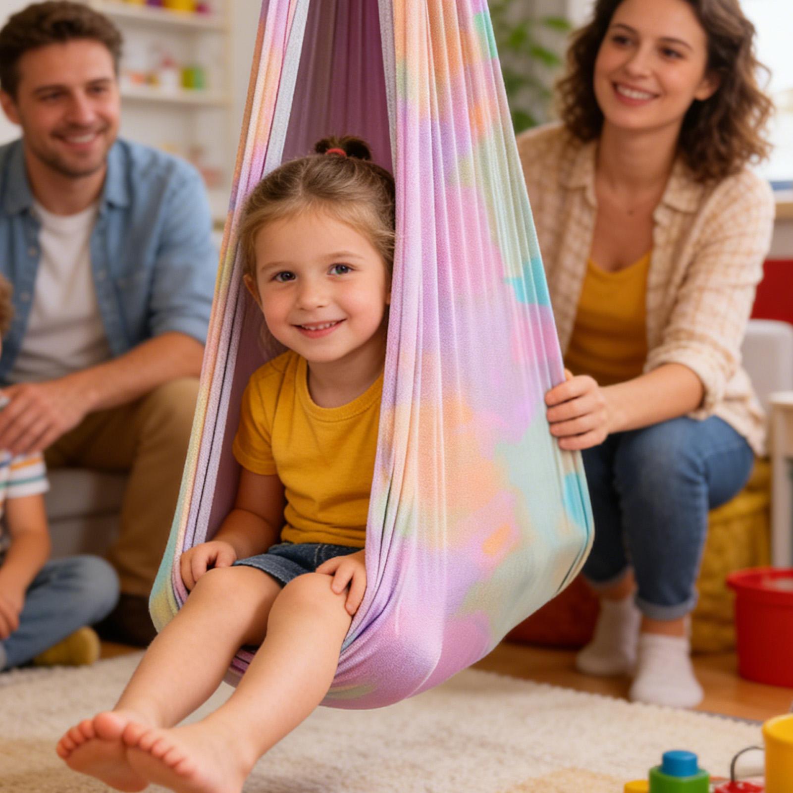 Columpio para niños, silla de  - Kids Outdoor Hammock Swing reseña y precio