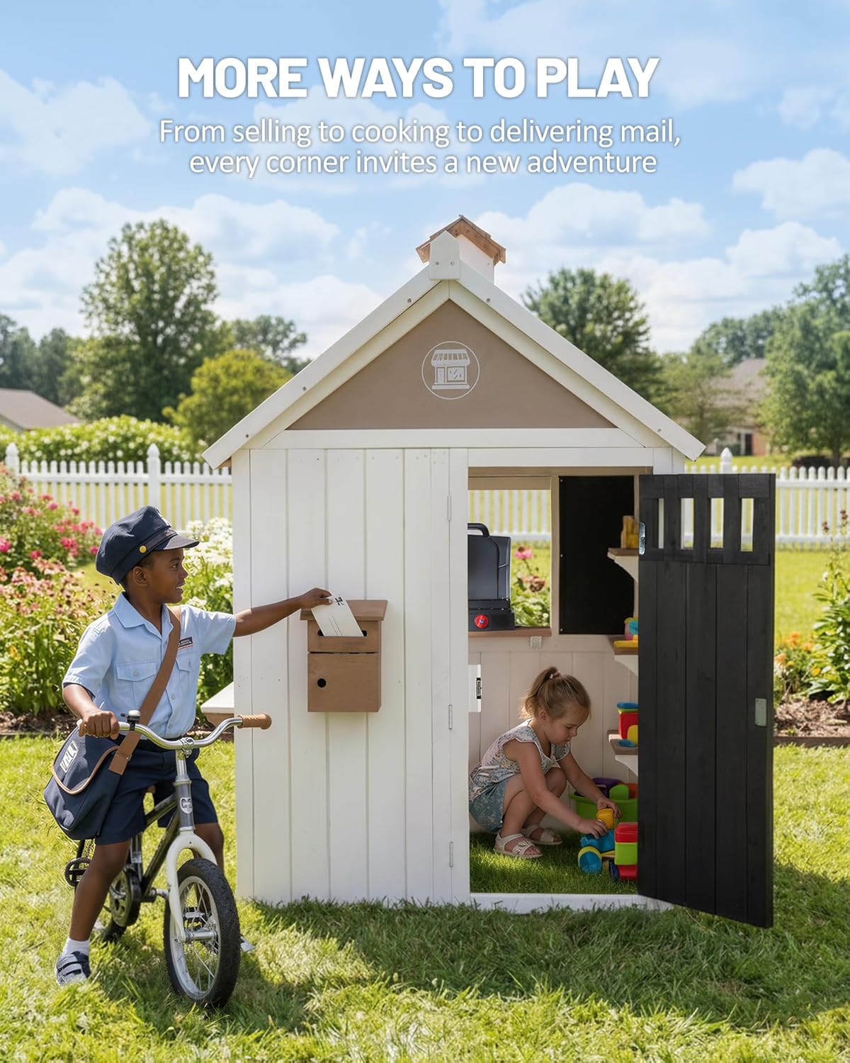 Casa de Juegos Infantil 2 en 1 - Kids Outdoor Chalkboard reseña y precio