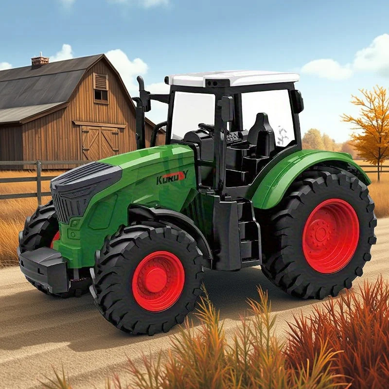Tractor Agrícola Inercial 1:24 - Kids Outdoor Play Equipment reseña y precio