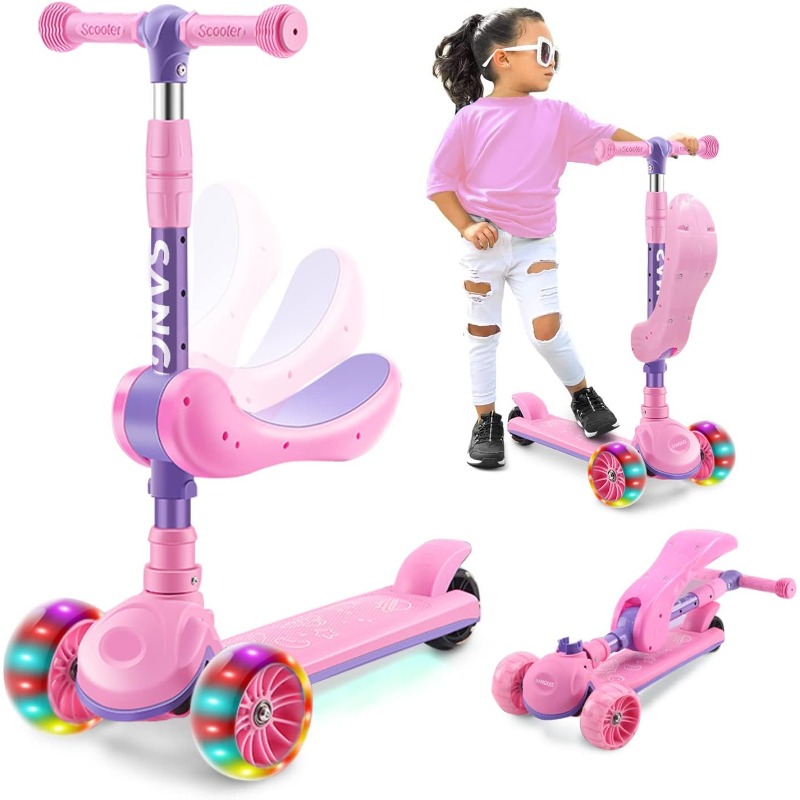 Patinete 2 en 1 para niños con - Kids Outdoor Play Equipment reseña y precio