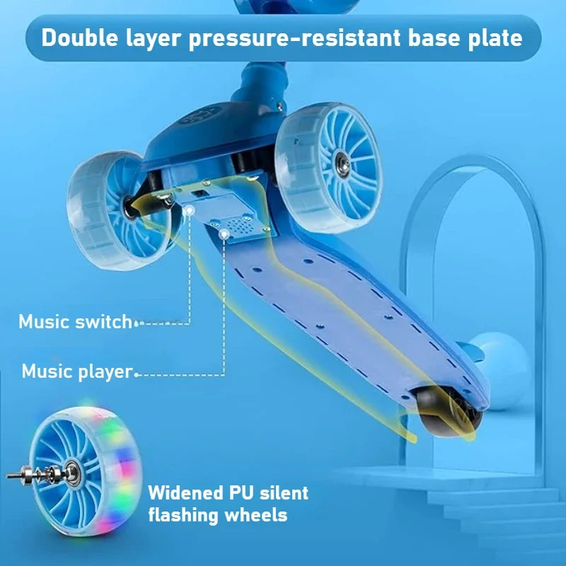 Patinete 2 en 1 para niños con - Kids Outdoor Play Equipment reseña y precio