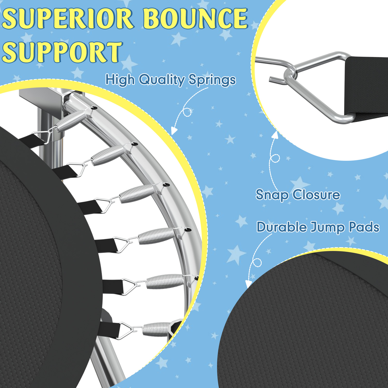 Trampolín para Niños Pequeños  - Kids Outdoor Hammock Swing reseña y precio