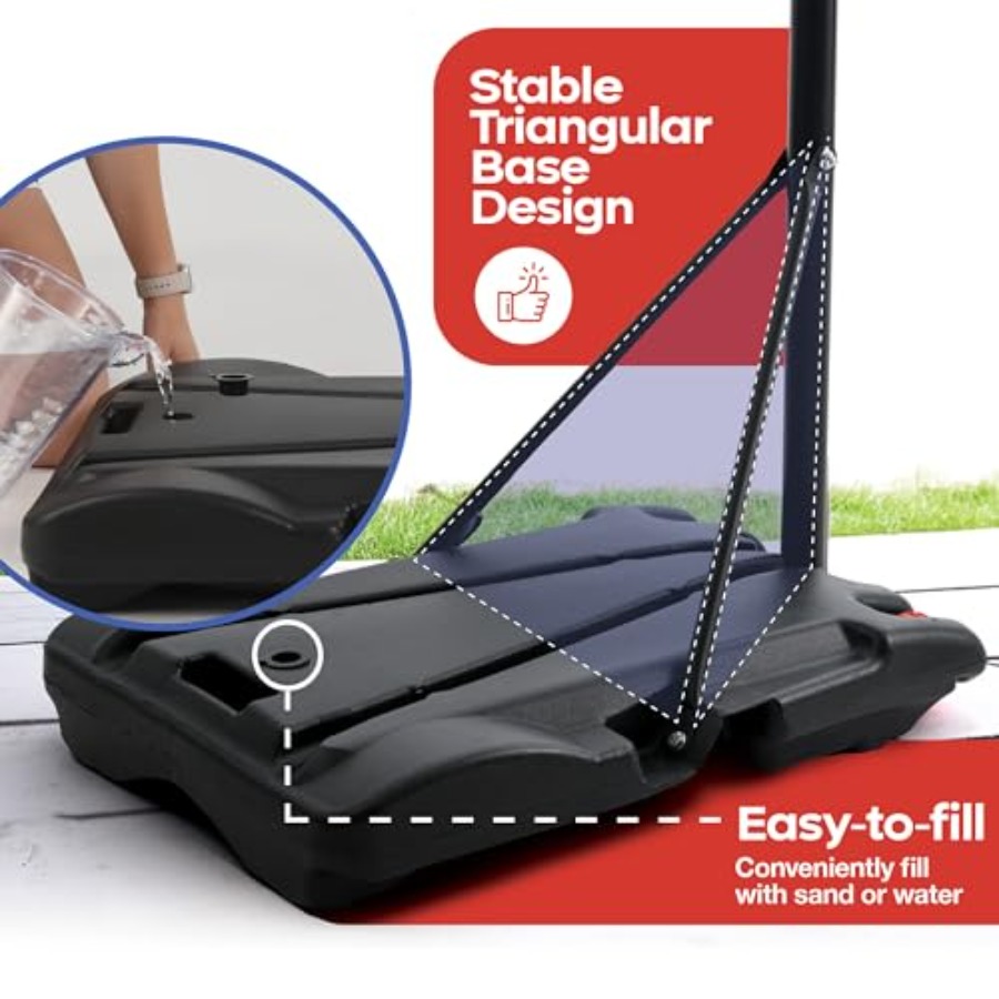 Aro de baloncesto para niños p - Basketball Hoop Outdoor reseña y precio