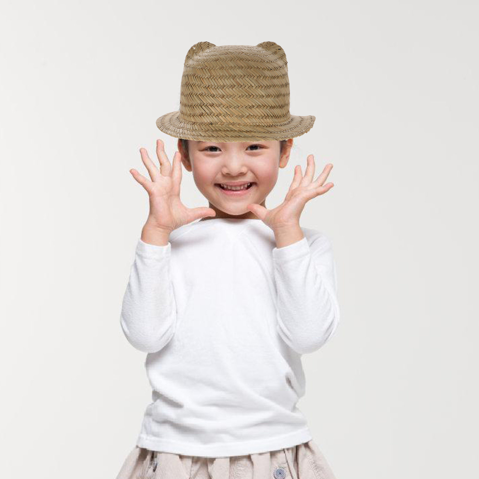 Sombrero de paja para niños, d - Kids Outdoor Play reseña y precio