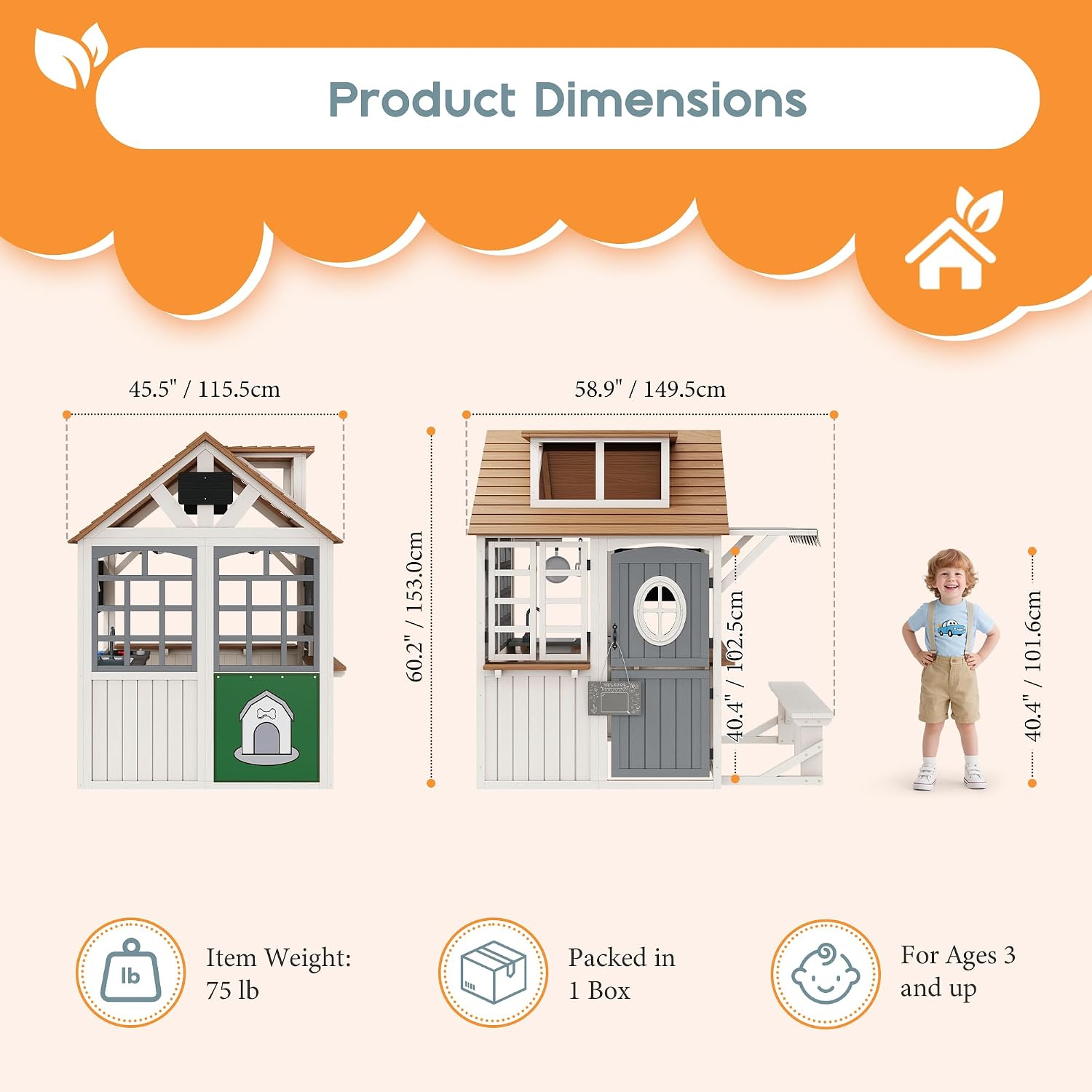 Casa de Juegos Infantil para E - Kids Outdoor Chalkboard reseña y precio