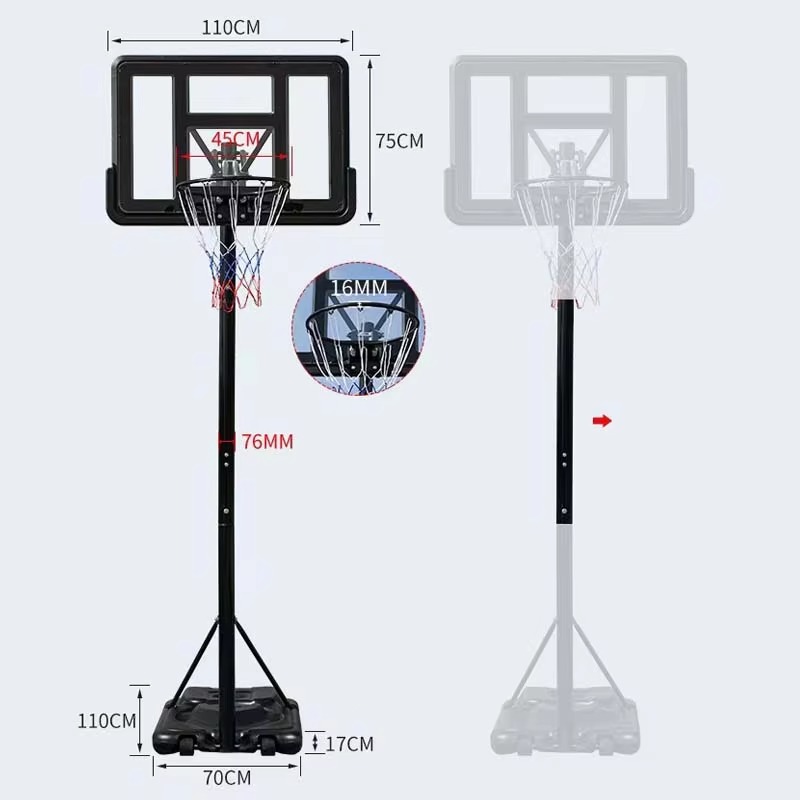 Aro de baloncesto portátil par - Basketball Hoop Outdoor reseña y precio