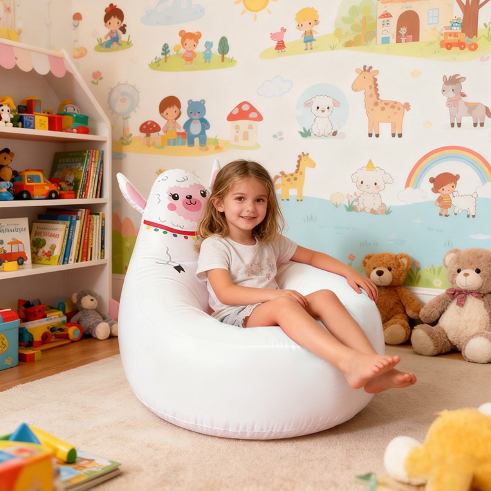 Sofá inflable de PVC con dibuj - Kids Outdoor Chair reseña y precio