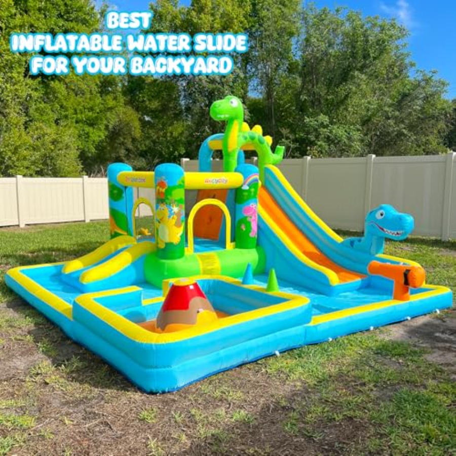 Tobogán acuático inflable para - Kids Outdoor House reseña y precio