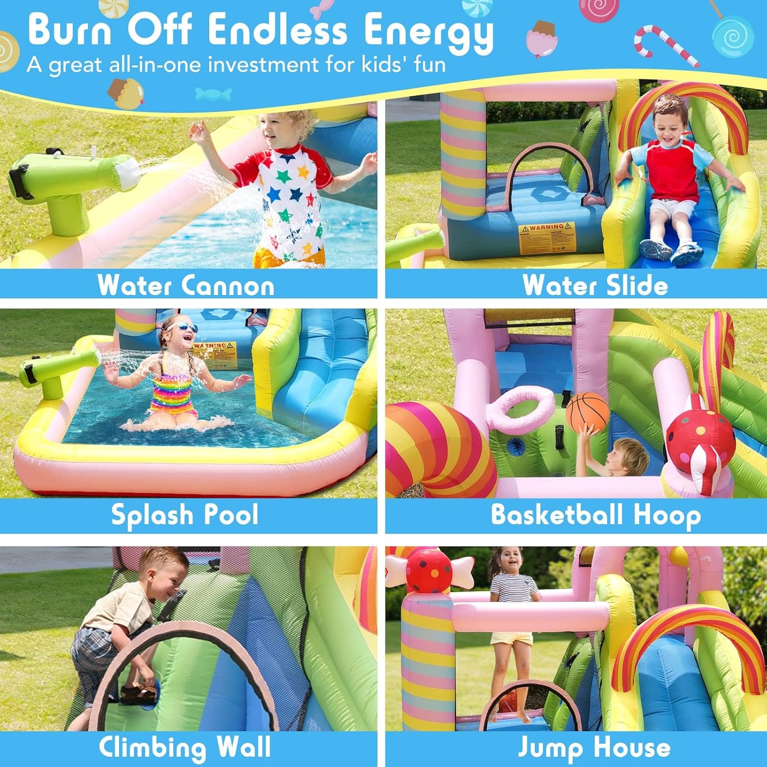 Tobogán Acuático Inflable para - Kids Outdoor House reseña y precio