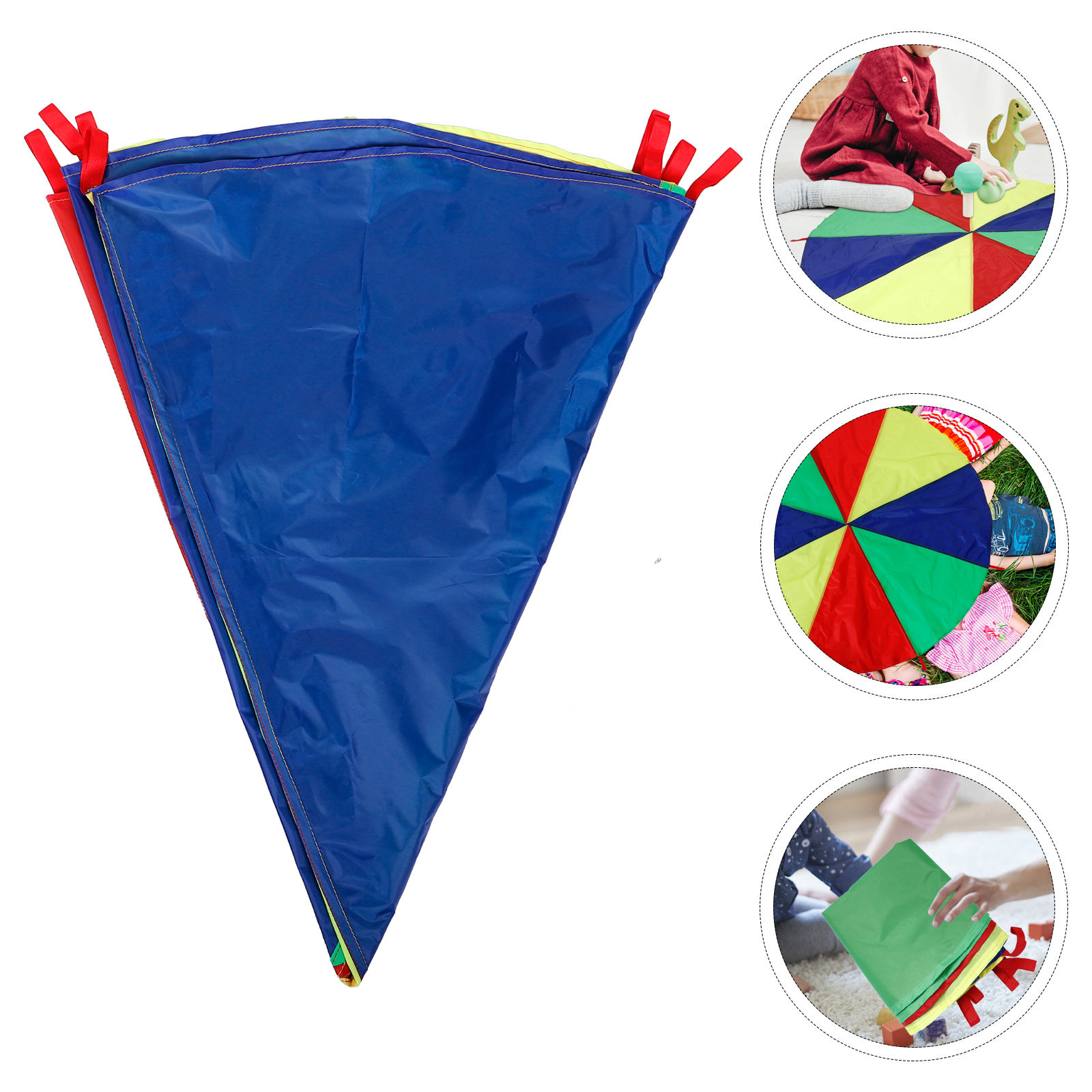 Paracaídas Arcoíris con 8 Asas - Kids Outdoor Play Equipment reseña y precio