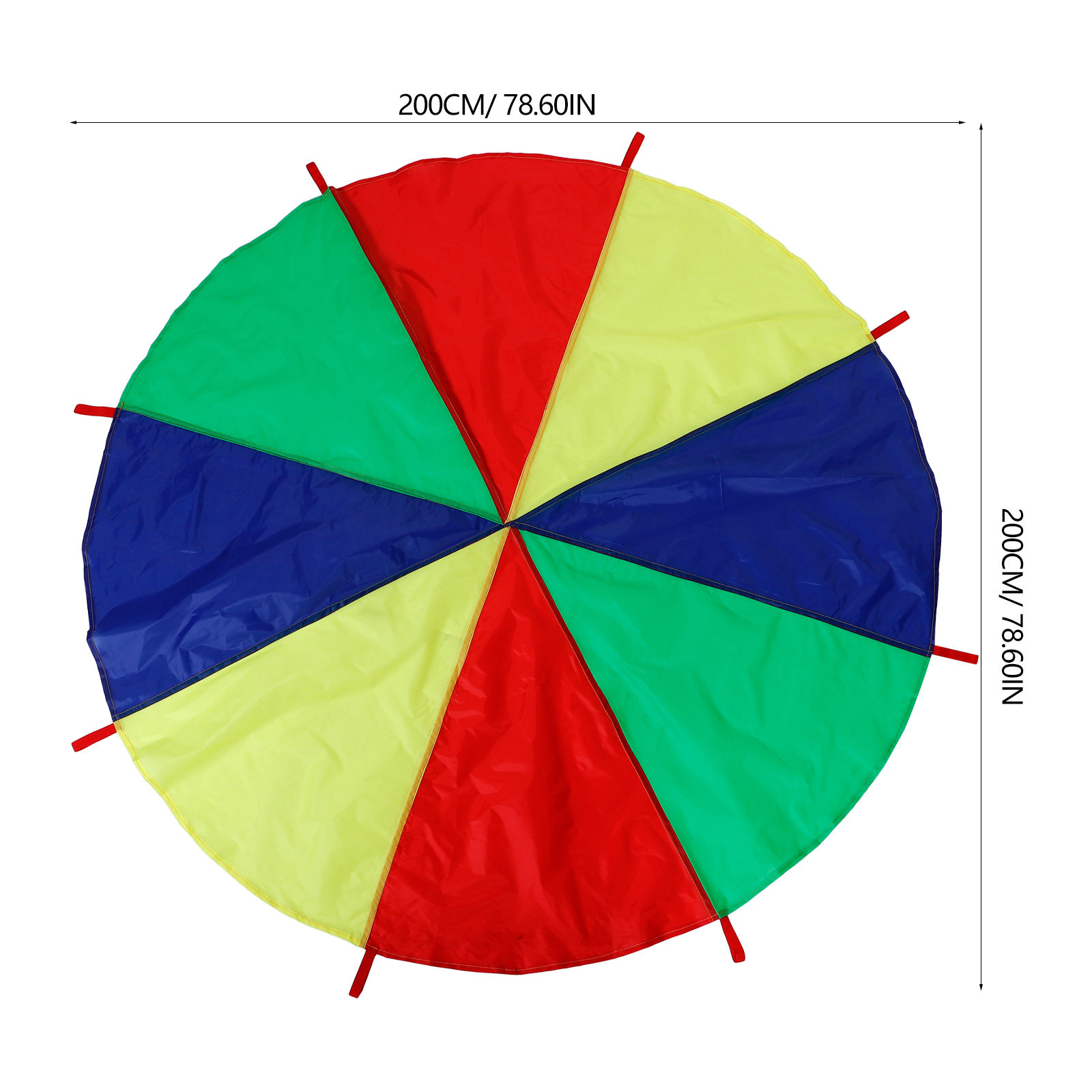Paracaídas Arcoíris con 8 Asas - Kids Outdoor Play Equipment reseña y precio