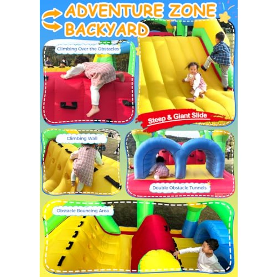 Casa de brinco inflable para e - Kids Outdoor House reseña y precio