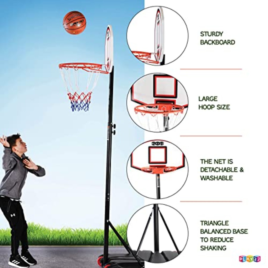 Aro de baloncesto ajustable en - Basketball Hoop Outdoor reseña y precio