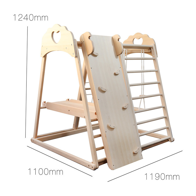 Parque Infantil de Madera Giga - Kids Outdoor Jungle Gym With Slide reseña y precio
