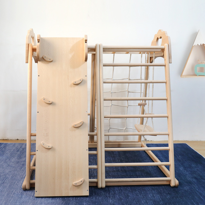 Parque Infantil de Madera Giga - Kids Outdoor Jungle Gym With Slide reseña y precio