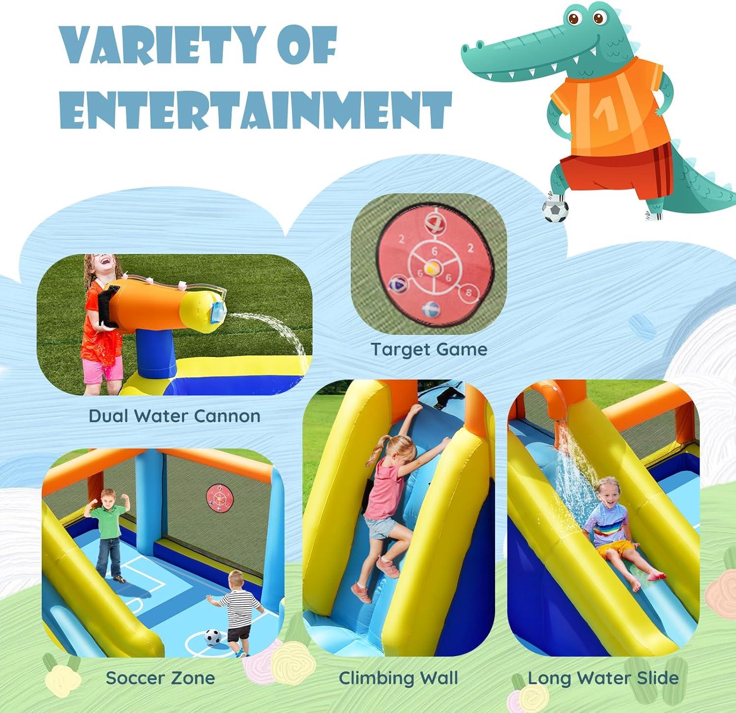 Tobogán Acuático Inflable Giga - Kids Outdoor House reseña y precio