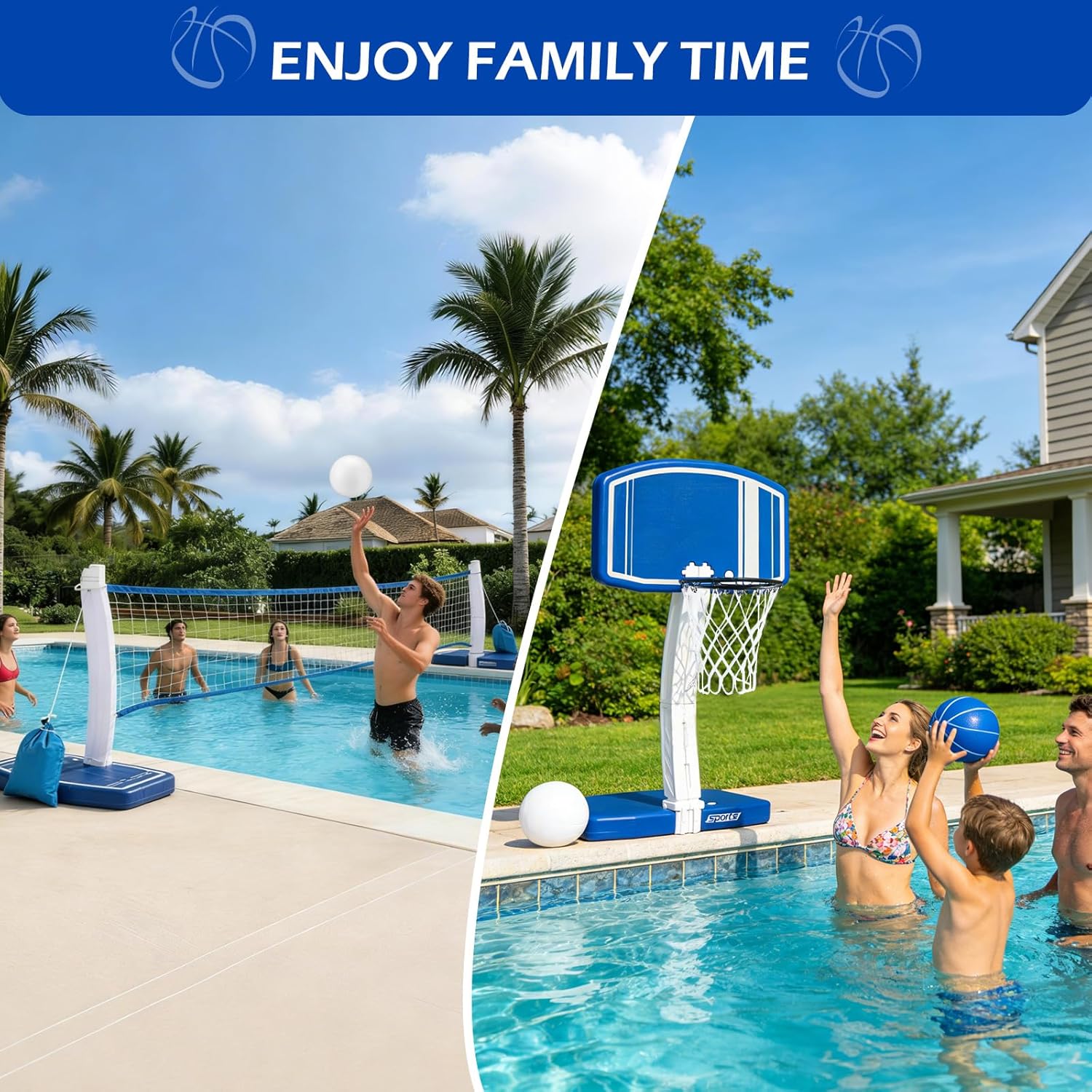 Aro de Baloncesto y Red de Vol - Basketball Hoop Outdoor reseña y precio