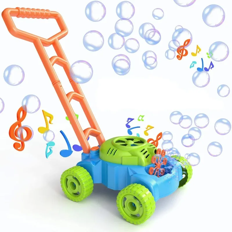 Carrito de burbujas eléctrico  - Kids Outdoor Lawn Mower reseña y precio