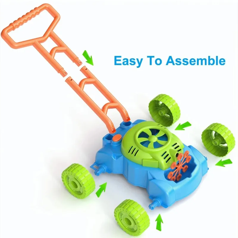 Carrito de burbujas eléctrico  - Kids Outdoor Lawn Mower reseña y precio