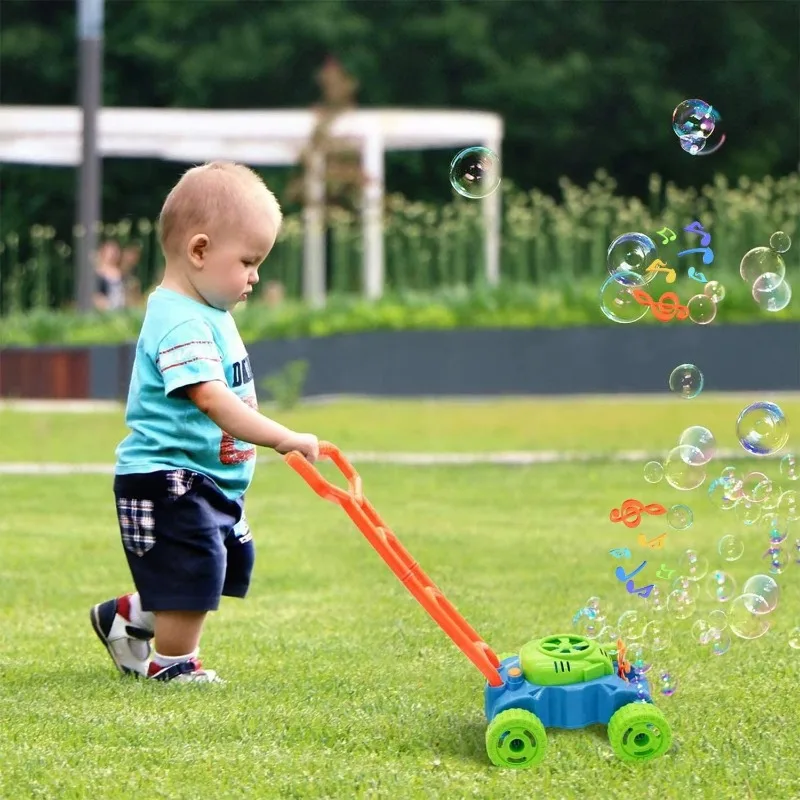 Carrito de burbujas eléctrico  - Kids Outdoor Lawn Mower reseña y precio