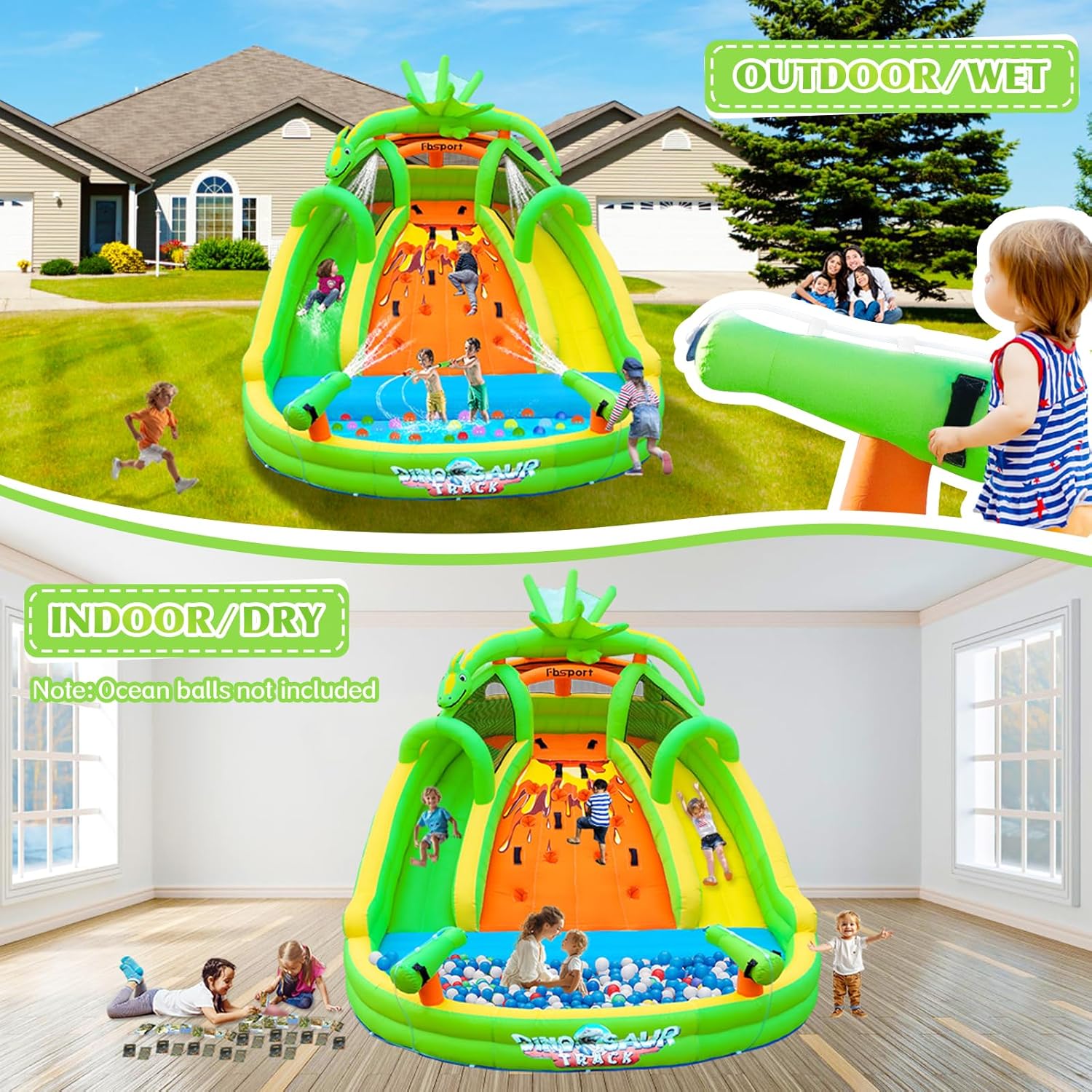 Castillo Inflable para Niños c - Kids Outdoor House reseña y precio