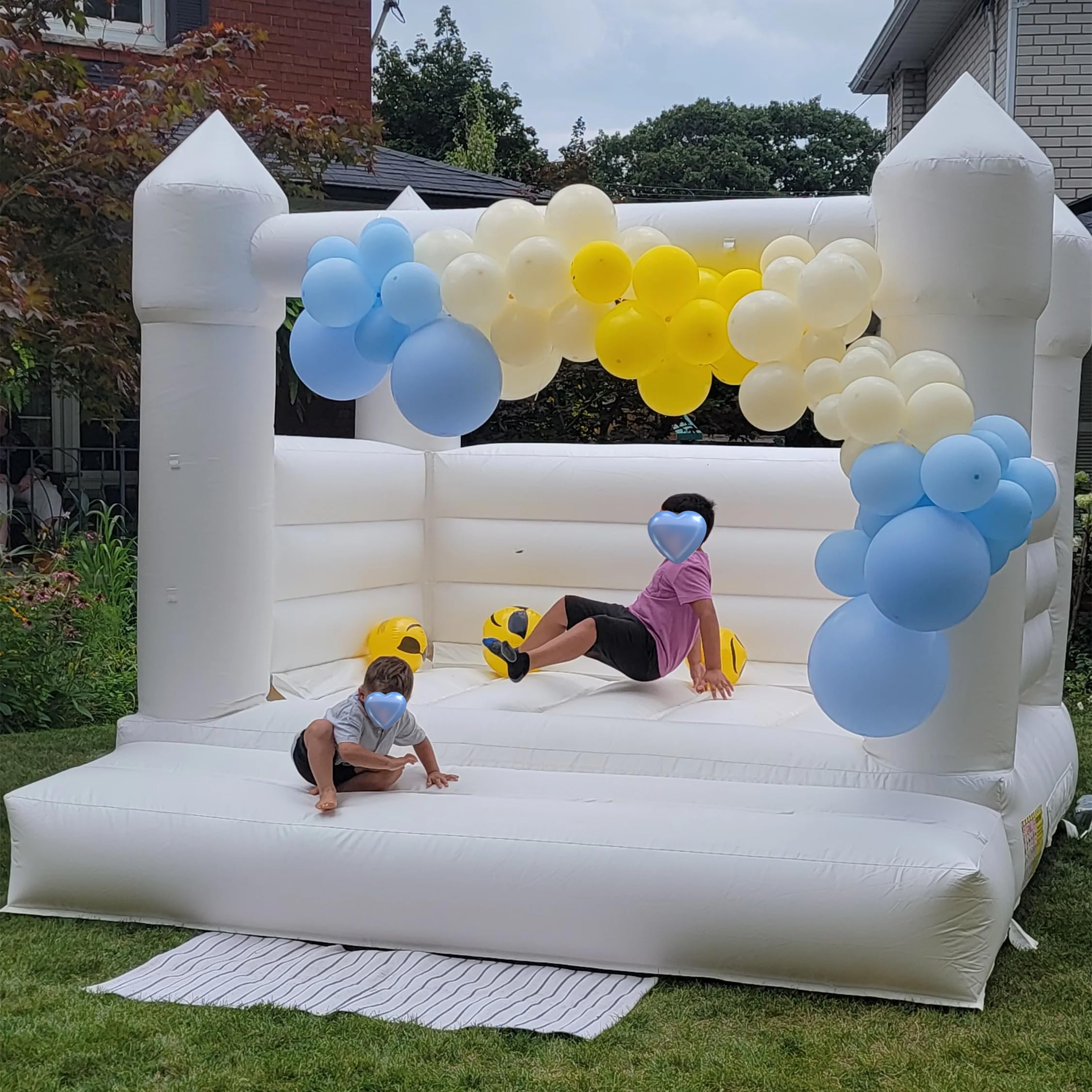 Castillo Inflable Blanco de PV - Kids Outdoor Air Quality reseña y precio