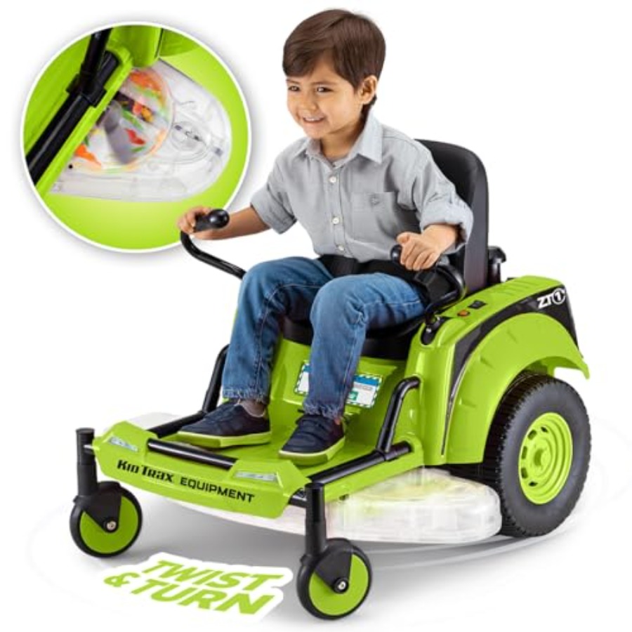 Kid Trax 12V Cortacésped de Gi - Kids Outdoor Lawn Mower reseña y precio