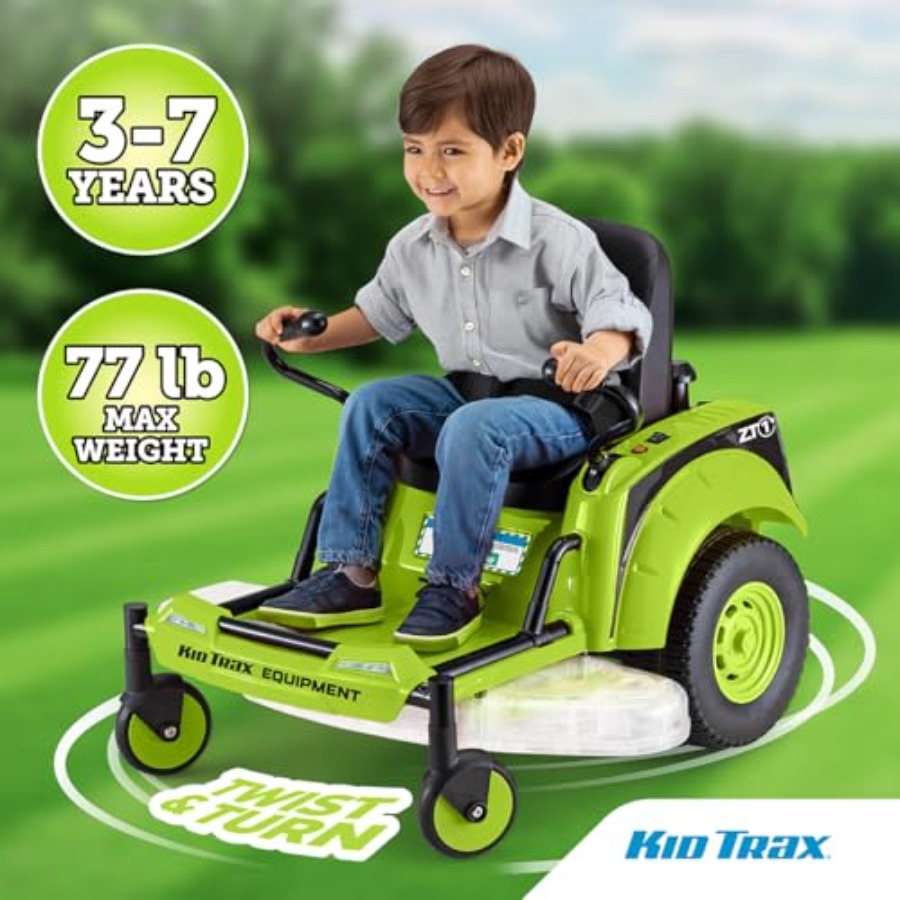 Kid Trax 12V Cortacésped de Gi - Kids Outdoor Lawn Mower reseña y precio