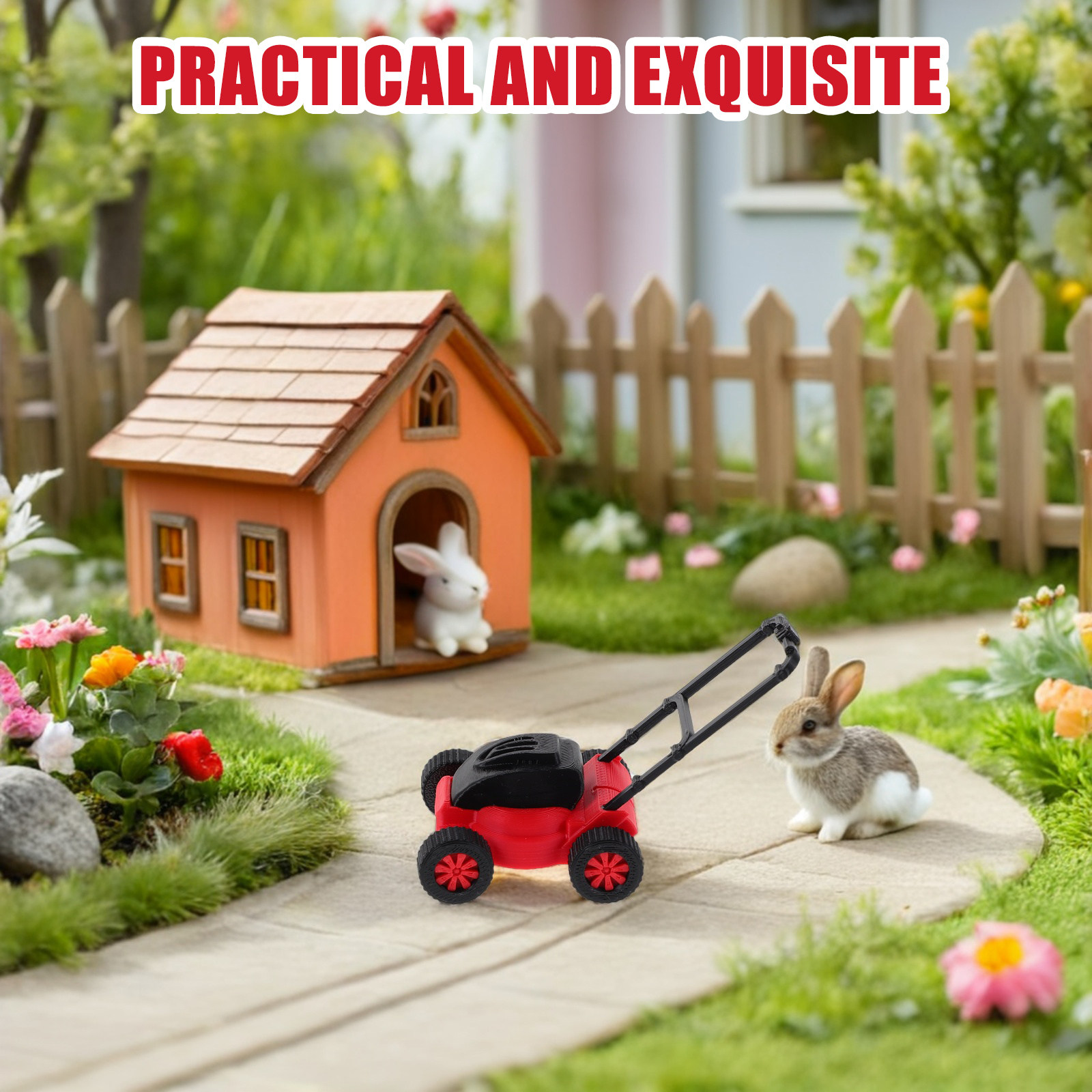 Cortacésped en miniatura para  - Kids Outdoor Lawn Mower reseña y precio