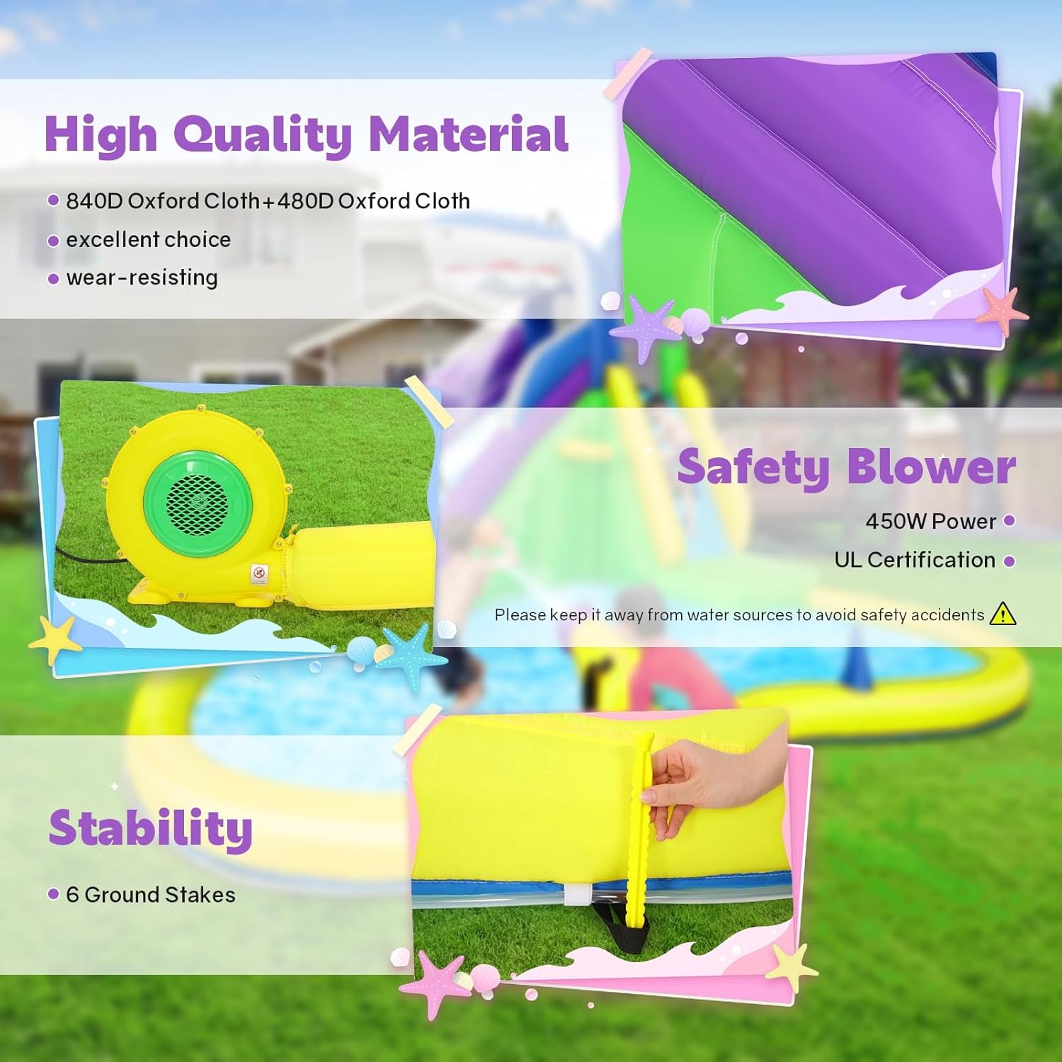 Casa de Brinco Inflable de 13x - Kids Outdoor House reseña y precio