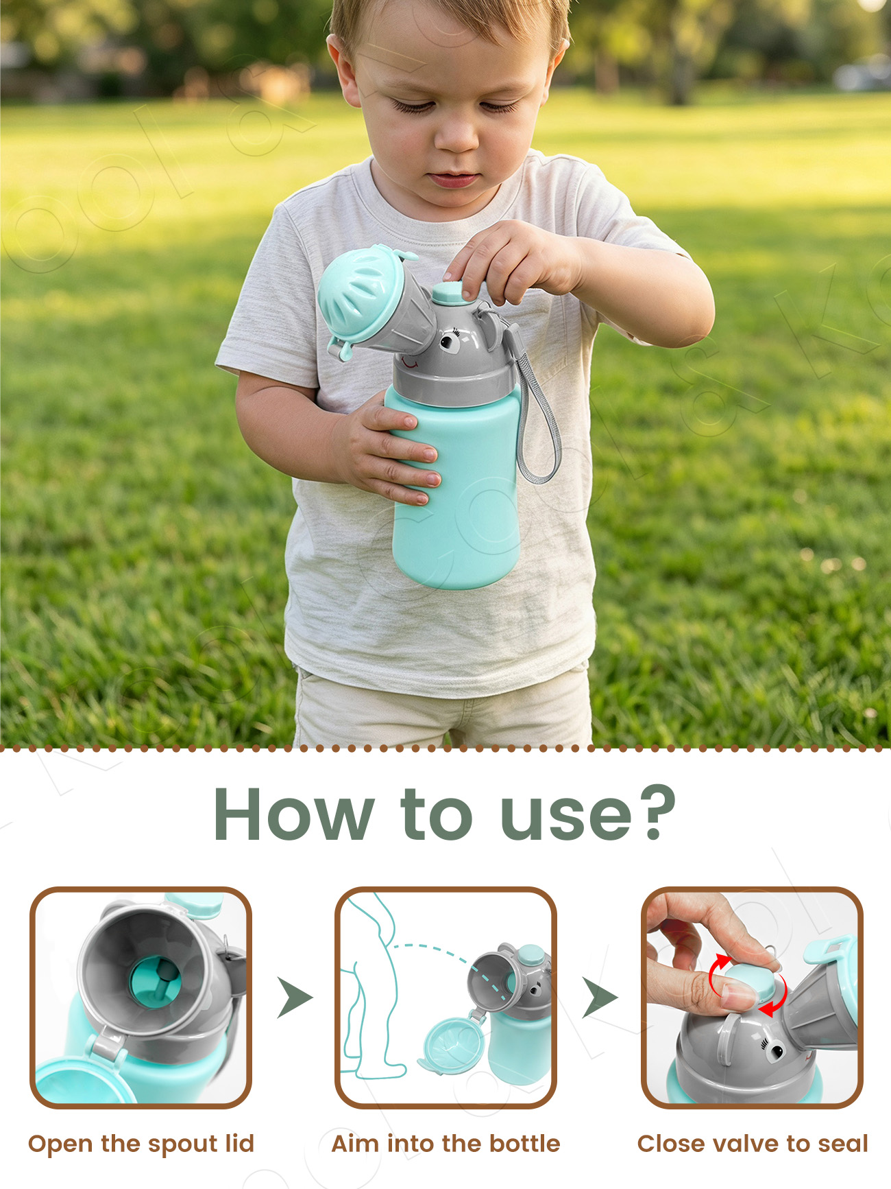 Botella de Viaje Portátil para - Kids Outdoor Urinal reseña y precio
