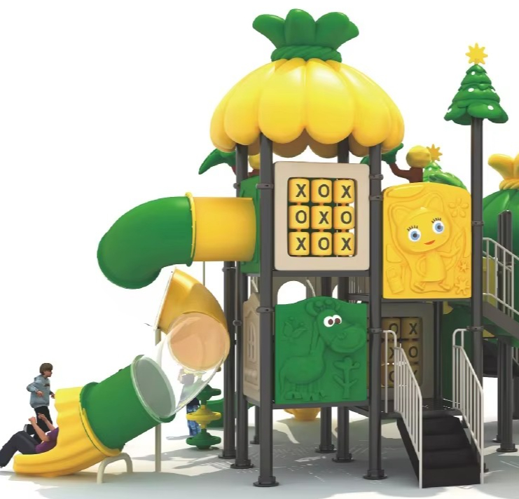 Equipo de parque infantil al a - Kids Outdoor Jungle Gym With Slide reseña y precio