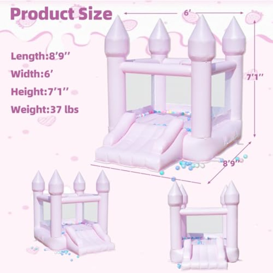 Castillo inflable de PVC para  - Kids Outdoor House reseña y precio