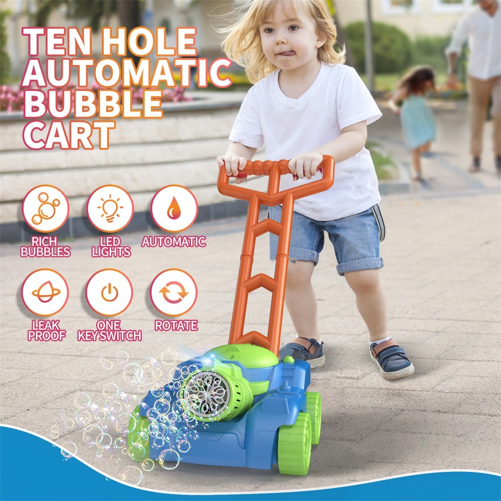 Cortacésped de burbujas para n - Kids Outdoor Lawn Mower reseña y precio