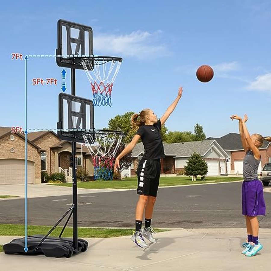Canasta de baloncesto para niñ - Basketball Hoop Outdoor reseña y precio